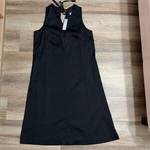 Chico's Elegant Black Sleeveless Backless Dress
